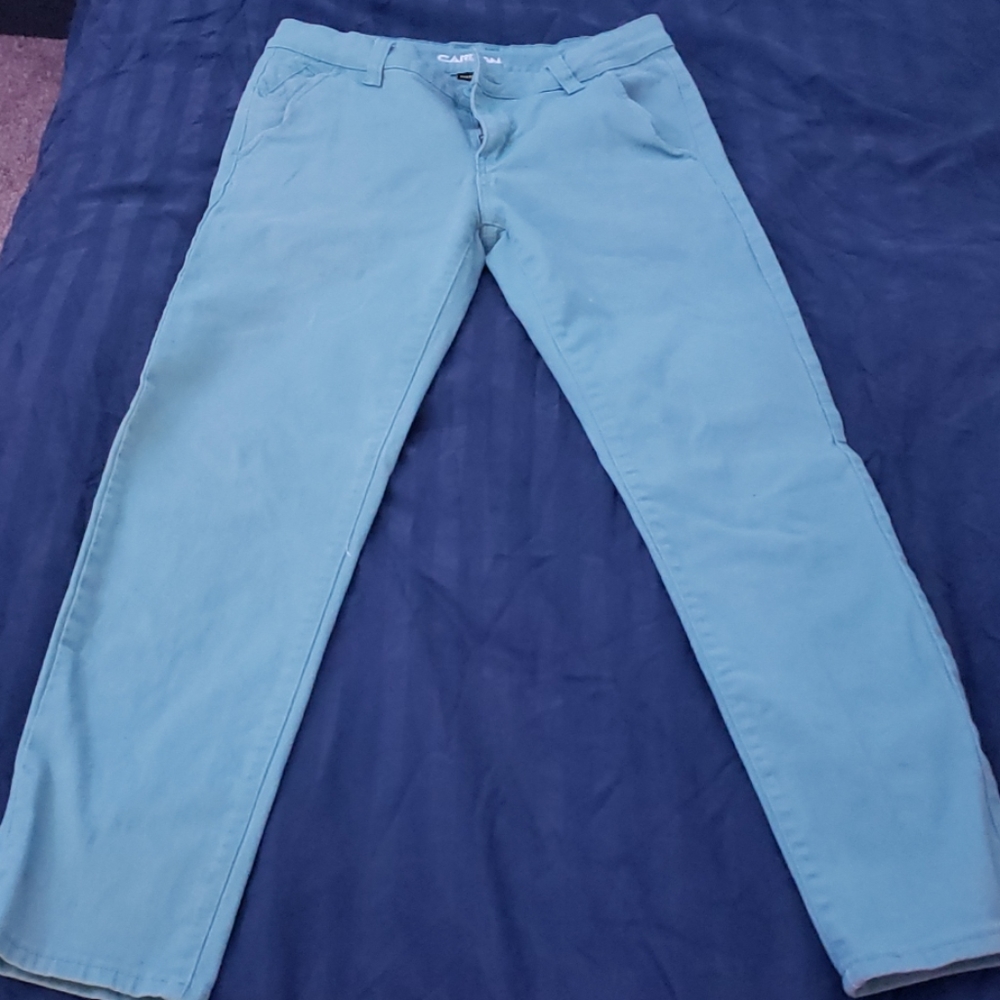 Teal Carbon pants